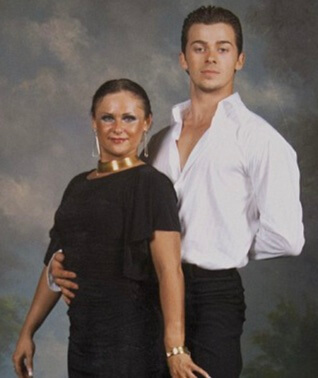 Giselle Peacock with her ex-husband, Artem Chigvintsev.